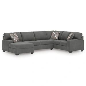 Ashley Furniture Newellen Fabric 3-Piece Sectional Sofa w/Left Chaise