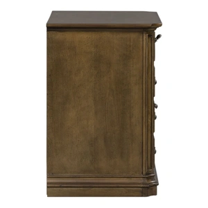 Liberty Furniture Amelia Wood 4-Drawer Lateral File Cabinet, Antique Toffee