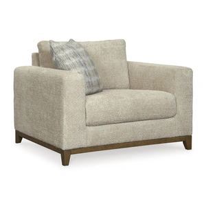 Ashley Furniture Parklynn Polyester Chair & a Half in Desert