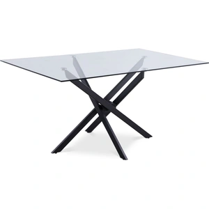 Meridian Furniture Xander 60-inch Rectangular Glass Dining Table
