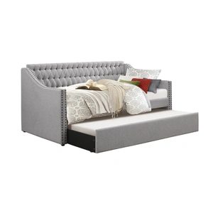 Homelegance Tulney Fabric Daybed, Gray