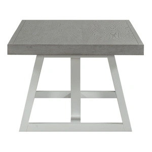 Liberty Furniture Palmetto Heights Rectangular Wood Cocktail Table, Shell White/Driftwood