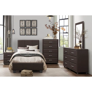 Homelegance Lorenzi Leatherette Bedroom Set