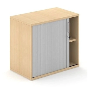 NARBUTAS Uni Plus Office Cabinet w/Tambour Lockable Door & Height Adj. Shelf