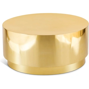 Meridian Furniture Jazzy 36-inch Round Stainless Steel Coffee Table