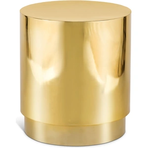 Meridian Furniture Jazzy 20-inch Round Stainless Steel End Table