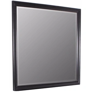 New Classic Furniture SM Tamarack Wood Square Mirror, Brown Cherry