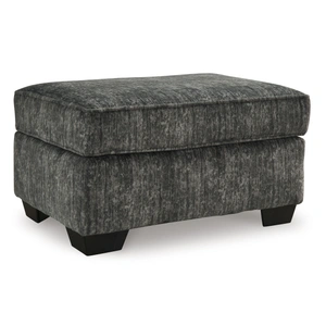 Ashley Furniture Lonoke Fabric Ottoman, Gunmetal