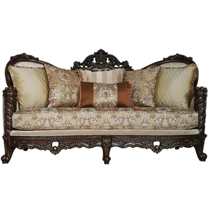 ACME Devayne Fabric/Wood Living Room Set