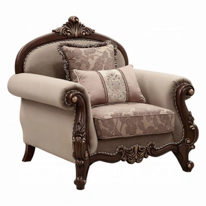 ACME Mehadi Fabric Chair, Beige