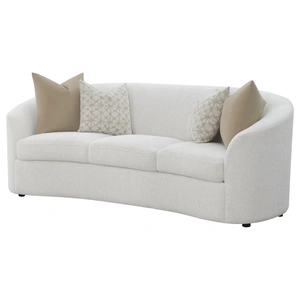 Coaster Rainn Fabric Tight Back Sofa, Latte