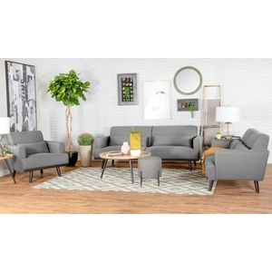 Coaster Blake Fabric Living Room Set with Track Arms