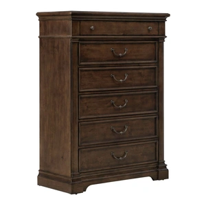 Liberty Furniture Arden Road Wood 6-Drawer Chest, Satin Cherry