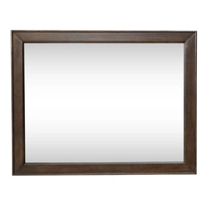 Liberty Furniture Arden Road Rectangular Wood Landscape Mirror, Satin Cherry