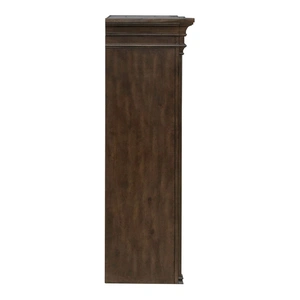 Liberty Furniture Arden Road Wood Buffet Hutch w/LED Lighting, Satin Cherry