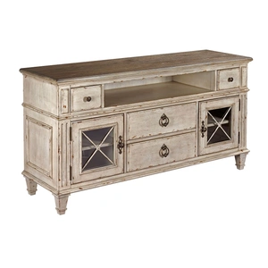 Hammary Southbury Wood Entertainment Console w/4 Drawers & 2 Doors