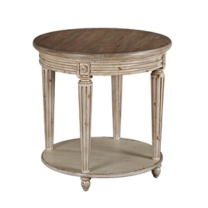 Hammary Southbury Round Wood End Table