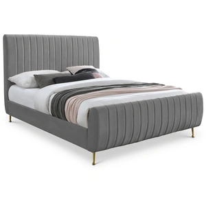 Meridian Furniture Zara Velvet Bed