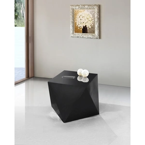 Meridian Furniture Gemma 20-inch Diamond Steel End Table