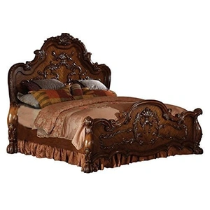 ACME Dresden Panel Bed, Cherry Oak