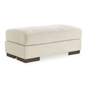 Ashley Furniture Maggie Ottoman | Birch Polyester Fabric | Ashley Furniture in Birch