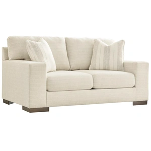 Ashley Furniture Maggie Polyester Loveseat, Birch