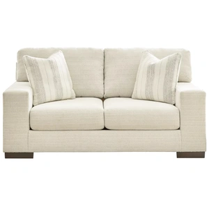 Ashley Furniture Maggie Polyester Loveseat, Birch
