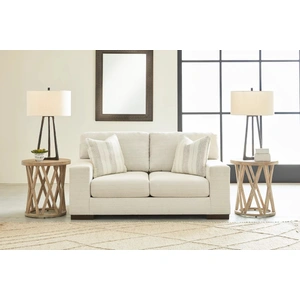 Ashley Furniture Maggie Polyester Loveseat, Birch