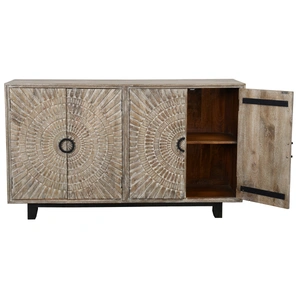 Classic Home Vivienne Wood 4-Door Sideboard