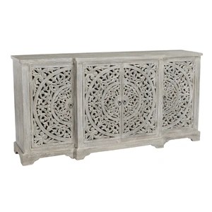 Classic Home Harmony Breakfront Wood Sideboard