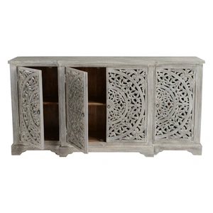 Classic Home Harmony Breakfront Wood Sideboard
