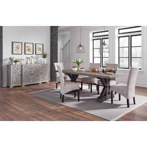 Classic Home Harmony Breakfront Wood Sideboard