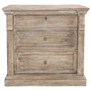 Classic Home Adelaide Wood 3-Drawer Nightstand