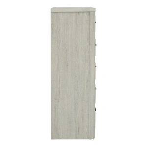 Liberty Furniture Modern Play Wood 5-Drawer Chest, Natural White