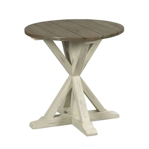 Hammary Reclamation Place Round Wood End Table