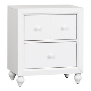 Liberty Furniture Cottage View White Melamine Nightstand | Scratch-Resistant