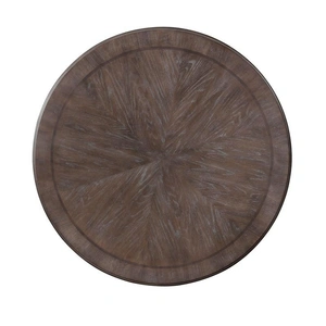 Furniture of America Arcadia Wood Round Dining Table, Rustic Natural Tone