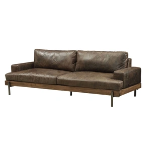 AF Modern Silchester Top Grain Leather Living Room Set