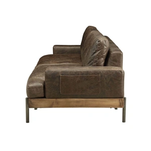AF Modern Silchester Top Grain Leather Living Room Set