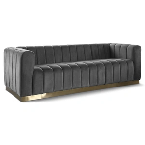 Meridian Furniture Marlon Velvet Sofa