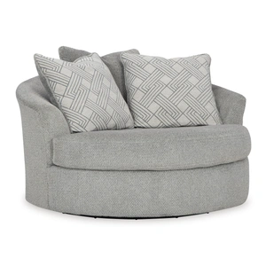 Ashley Furniture Casselbury Polyester Oversized Swivel Accent Chair