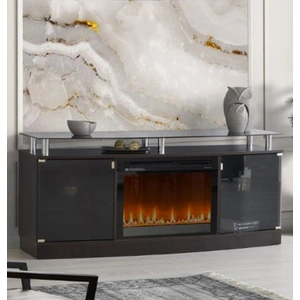 Modern Art SM Windham 64-inch TV Console w/Glass Top