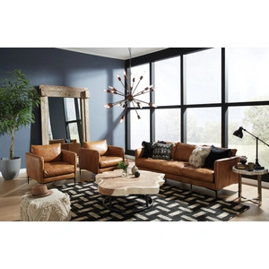 Classic Home Abigail Top Grain Leather Sofa