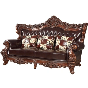 ACME Forsythia Sofa, Espresso & Walnut