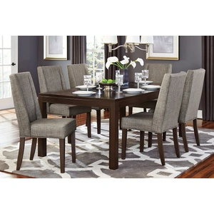 Homelegance Kavanaugh Rectangular Extendable Wood Dining Table, Dark Brown