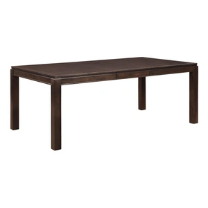 Homelegance Kavanaugh Rectangular Extendable Wood Dining Table, Dark Brown