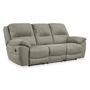 Ashley Furniture Next-Gen Gaucho Faux Nubuck Leather Reclining Sofa, Putty
