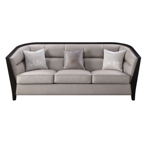 ACME Zemocryss Fabric/Wood Sofa w/Pillows, Beige