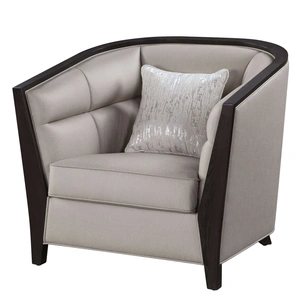 ACME Zemocryss Fabric/Wood Living Room Set, Beige