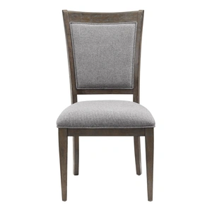 Homelegance Sarasota Wood/Fabric Side Chair, Gray (Set of 2)